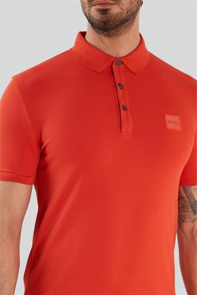 Boss Slim Fit Polo Yaka Erkek T-Shirt Turuncu 626