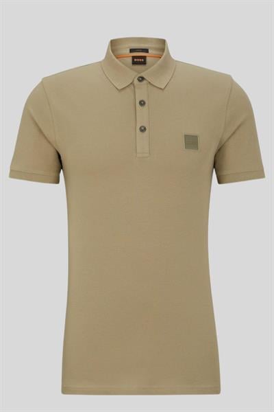 Boss Slim Fit Polo Yaka Erkek T-Shirt Haki 336