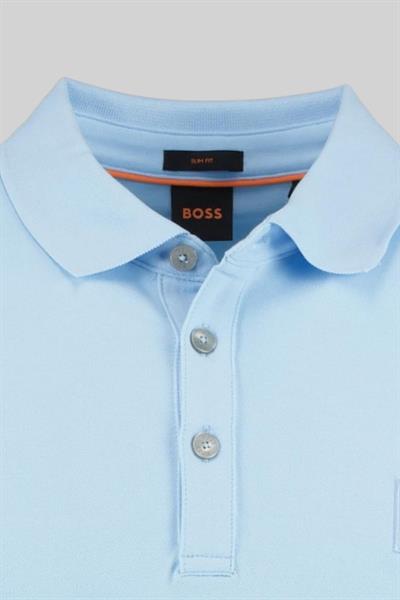 Boss Slim Fit Polo Yaka Erkek T-Shirt Mavi 460
