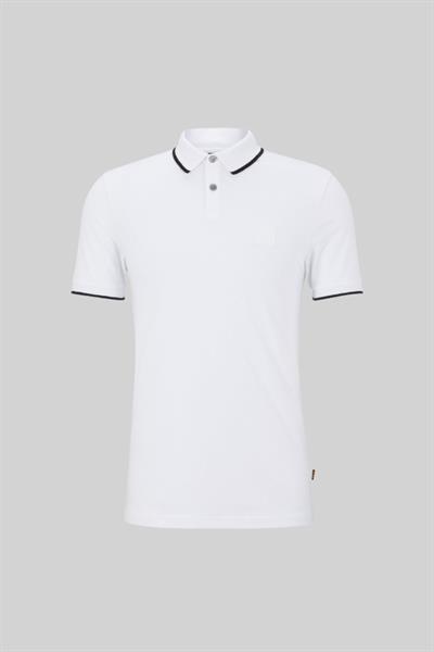 Boss Slim Fit Polo Yaka Erkek T-Shirt Beyaz 100