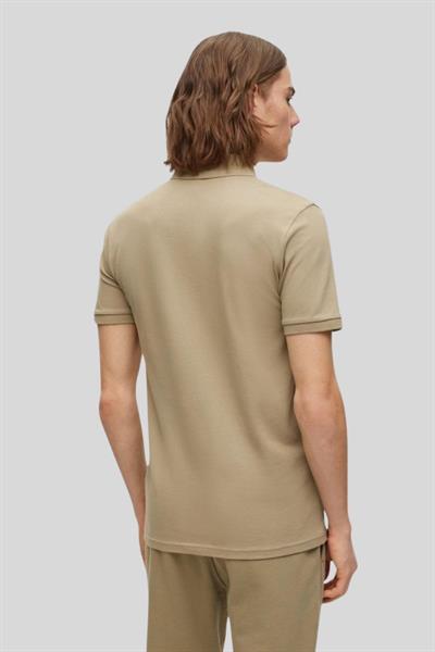 Boss Slim Fit Polo Yaka Erkek T-Shirt Haki 336