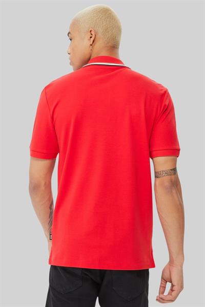 Boss Slim Fit Polo Yaka Erkek T-Shirt Kırmızı 628