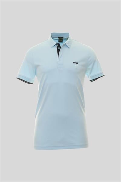 Boss Slim Fit Polo Yaka Erkek T-Shirt Mavi 471