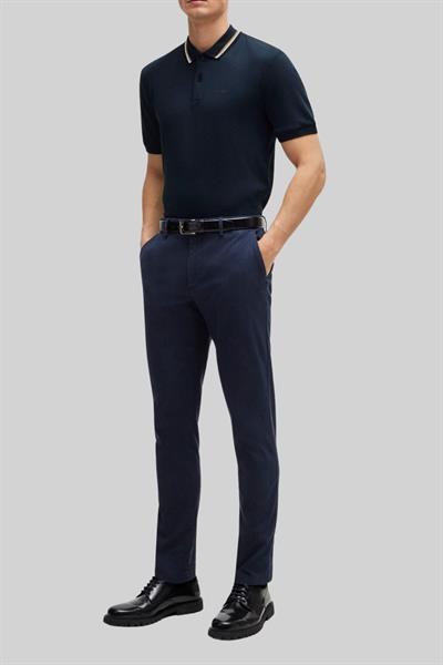 Boss Slim Fit Polo Yaka Erkek T-Shirt Lacivert 404