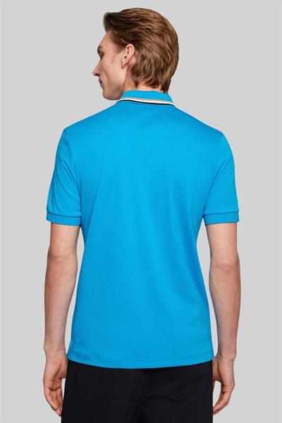 Boss Slim Fit Polo Yaka Erkek T-Shirt Mavi 439