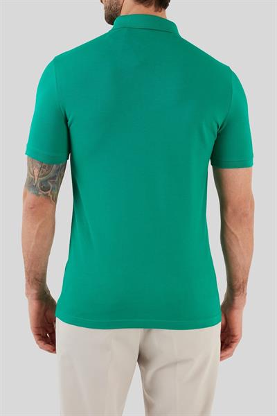 Boss Slim Fit Polo Yaka Erkek T-Shirt Yeşil