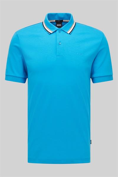 Boss Slim Fit Polo Yaka Erkek T-Shirt Mavi 439