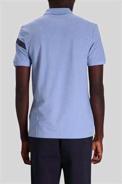 Boss Slim Fit  Polo Yaka Erkek T-Shirt Mavi 498