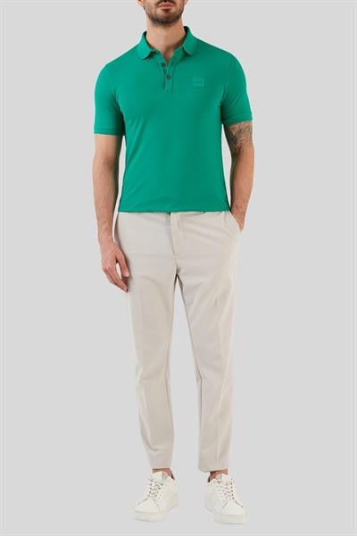 Boss Slim Fit Polo Yaka Erkek T-Shirt Yeşil
