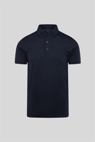 Boss Slim Fit Polo Yaka Erkek T-Shirt Mavi 402