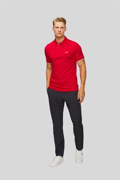 Boss Slim Fit Polo Yaka Erkek T-Shirt Kırmızı 610