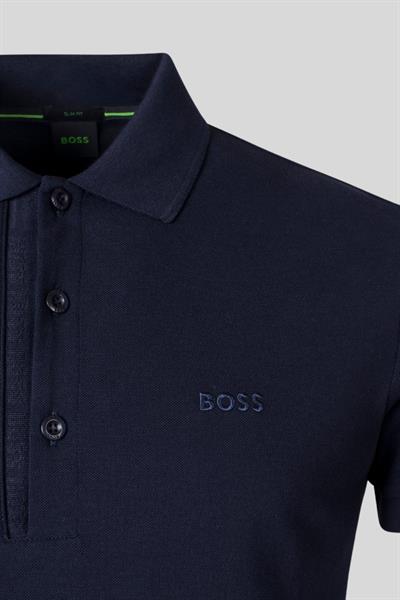Boss Slim Fit Polo Yaka Erkek T-Shirt Lacivert 410