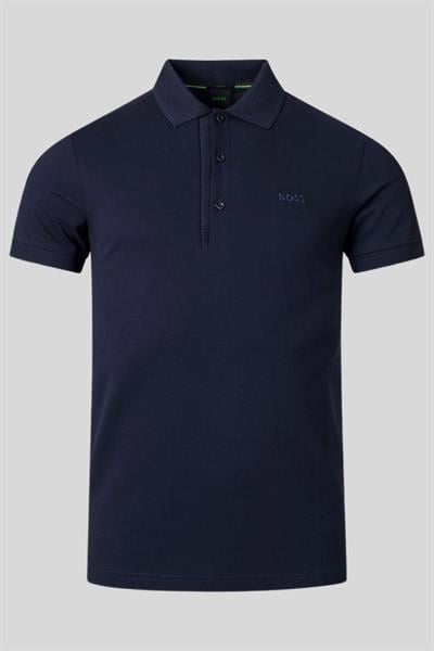 Boss Slim Fit Polo Yaka Erkek T-Shirt Lacivert 410