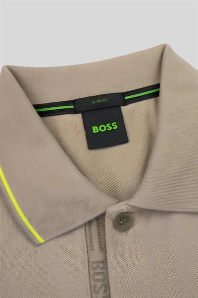 Boss Slim Fit Polo Yaka Erkek T-Shirt Yeşil