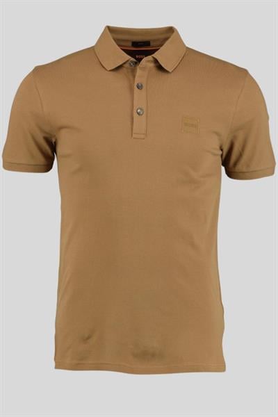 Boss Slim Fit Polo Yaka Erkek T-Shirt Bej