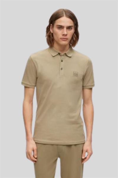 Boss Slim Fit Polo Yaka Erkek T-Shirt Haki 336