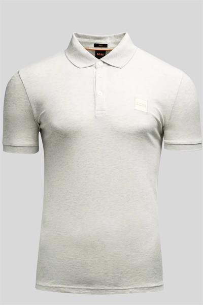 Boss Slim Fit Polo Yaka Erkek T-Shirt Krem 277