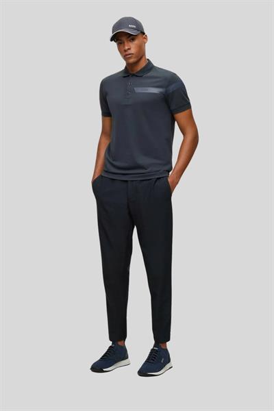 Boss Slim Fit  Polo Yaka Erkek T-Shirt Mavi 402