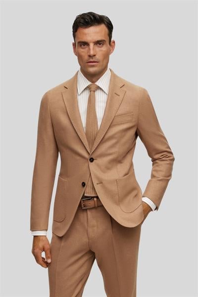 Boss Slim Fit Takım Bej 260
