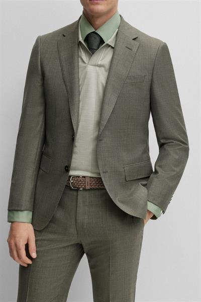 Boss Slim Fit Takım Yeşil