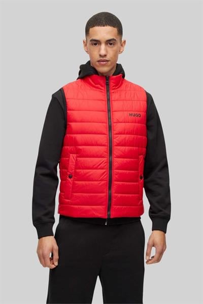 Boss Slim Fit Yelek Kırmızı