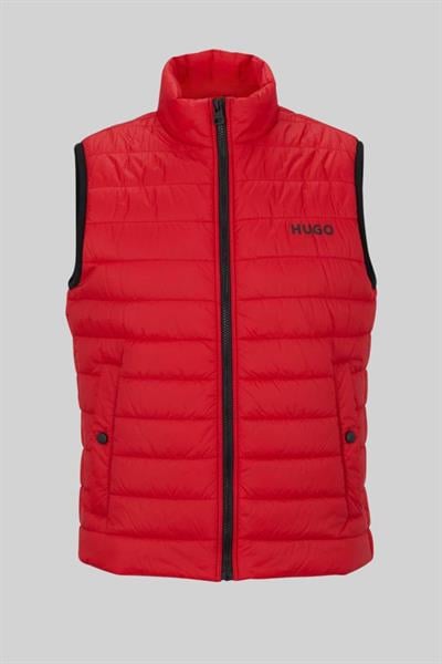 Boss Slim Fit Yelek Kırmızı