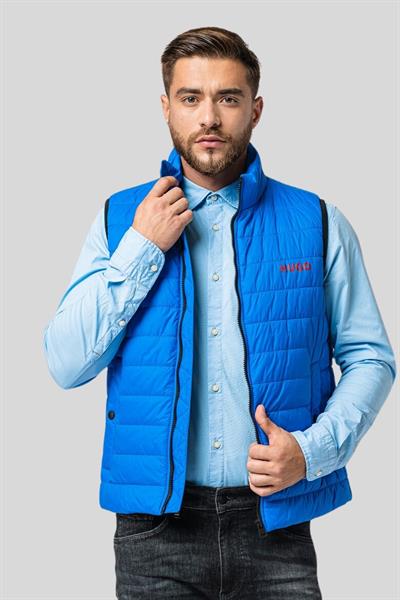 Boss Slim Fit Yelek Mavi 435