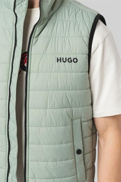 Boss Slim Fit Yelek Yeşil