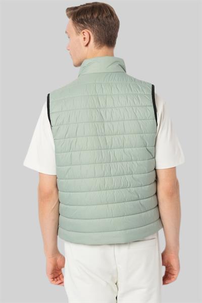 Boss Slim Fit Yelek Yeşil