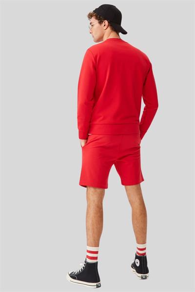 Boss Stadler Erkek Bisiklet Yaka Sweatshirt Turuncu 623