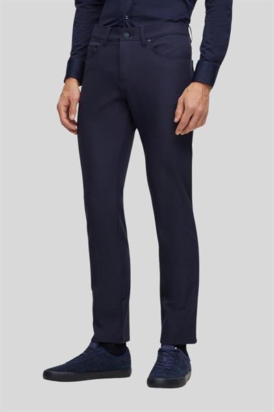 Boss Streç Slim Fit Dar Paça Erkek Jean Pantolon Lacivert 404