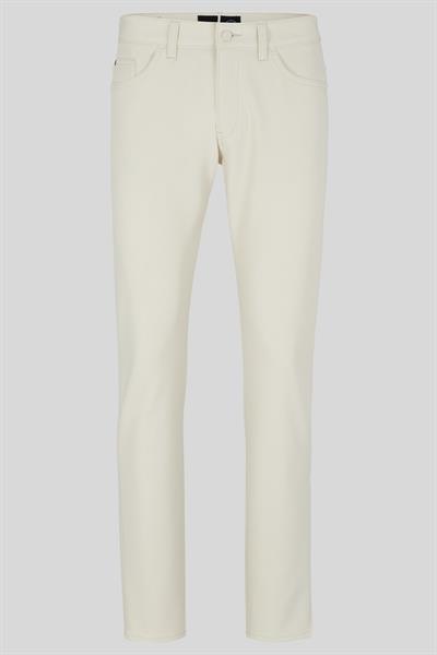 Boss Streç Slim Fit Dar Paça Erkek Jean Pantolon Krem 131