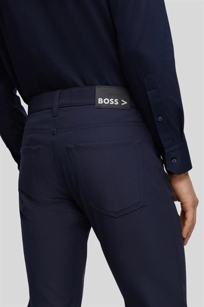 Boss Streç Slim Fit Dar Paça Erkek Jean Pantolon Lacivert 404
