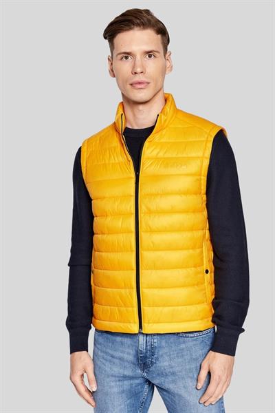 Boss Su Geçirmez Regular Fit Dik Yaka Şişme Erkek Yelek Sarı 753
