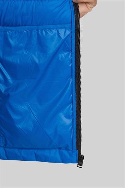 Boss Su Geçirmez Regular Fit Dik Yaka Şişme Erkek Yelek Mavi 432