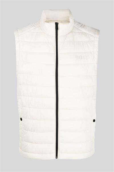 Boss Su Geçirmez Regular Fit Dik Yaka Şişme Erkek Yelek Gri 050