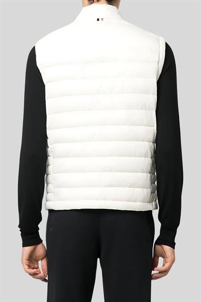 Boss Su Geçirmez Regular Fit Dik Yaka Şişme Erkek Yelek Gri 050