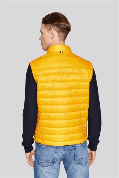 Boss Su Geçirmez Regular Fit Dik Yaka Şişme Erkek Yelek Sarı 753