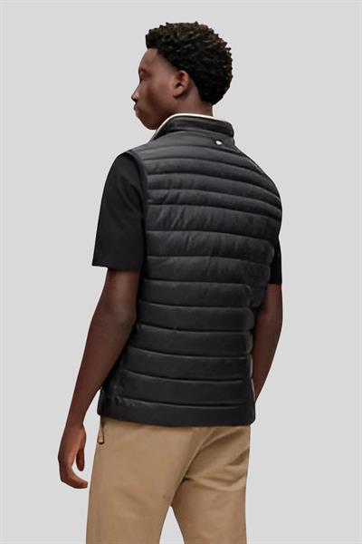 Boss Su Geçirmez Regular Fit Erkek Şişme Yelek Siyah