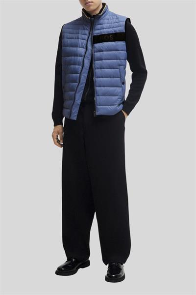Boss Su Geçirmez Regular Fit Erkek Şişme Yelek Mavi 445