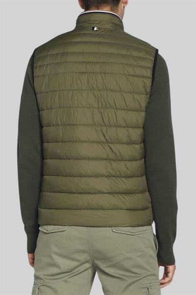 Boss Su Geçirmez Regular Fit Erkek Şişme Yelek Yeşil