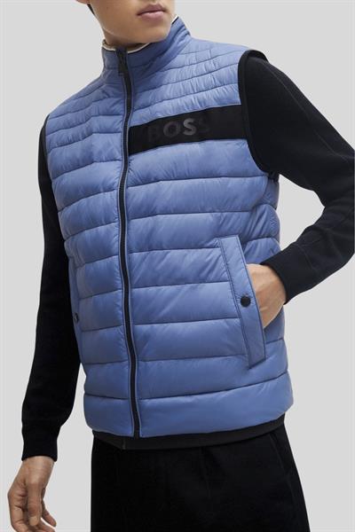 Boss Su Geçirmez Regular Fit Erkek Şişme Yelek Mavi 445