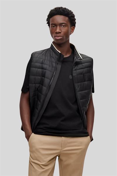 Boss Su Geçirmez Regular Fit Erkek Şişme Yelek Siyah