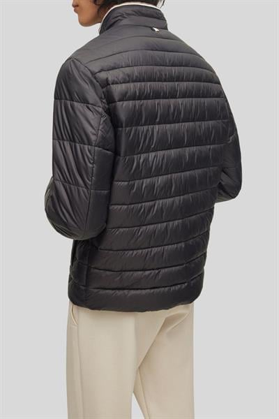 Boss Su İtici Regular Fit Şişme Erkek Mont Siyah