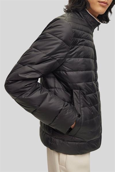 Boss Su İtici Regular Fit Şişme Erkek Mont Siyah