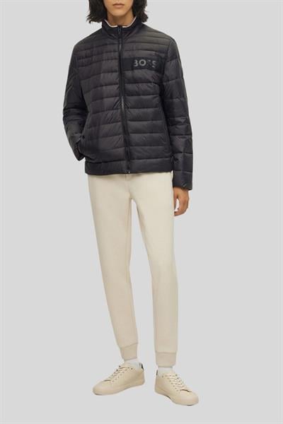 Boss Su İtici Regular Fit Şişme Erkek Mont Siyah