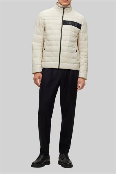 Boss Su İtici Regular Fit Şişme Erkek Mont Krem 131