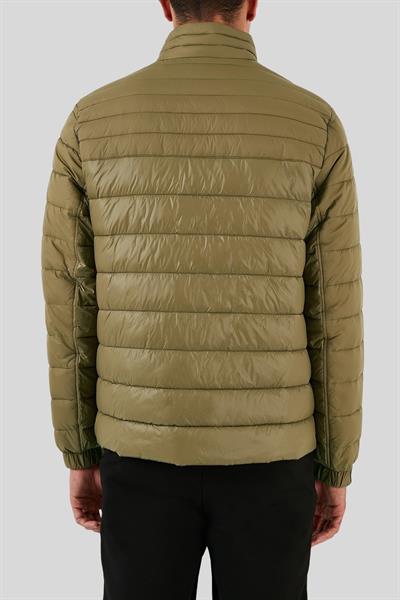 Boss Su Tutmaz Regular Fit Dik Yaka Erkek Hafif Şişme Mont Bej