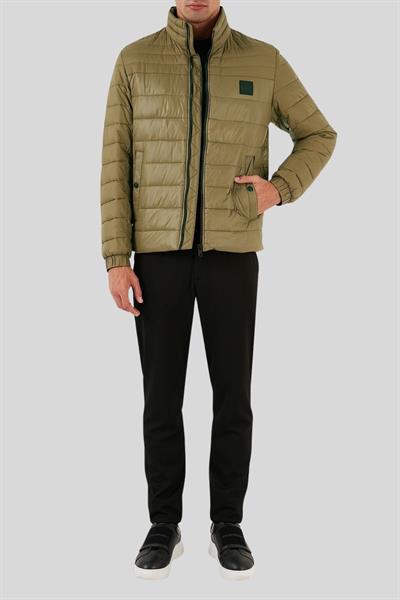 Boss Su Tutmaz Regular Fit Dik Yaka Erkek Hafif Şişme Mont Bej