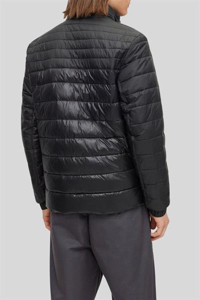 Boss Su Tutmaz Regular Fit Dik Yaka Erkek Hafif Şişme Mont Siyah